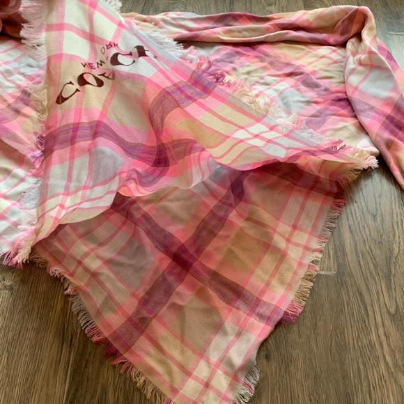 Coach Oversized Square Scarf - Picture 4 of 5